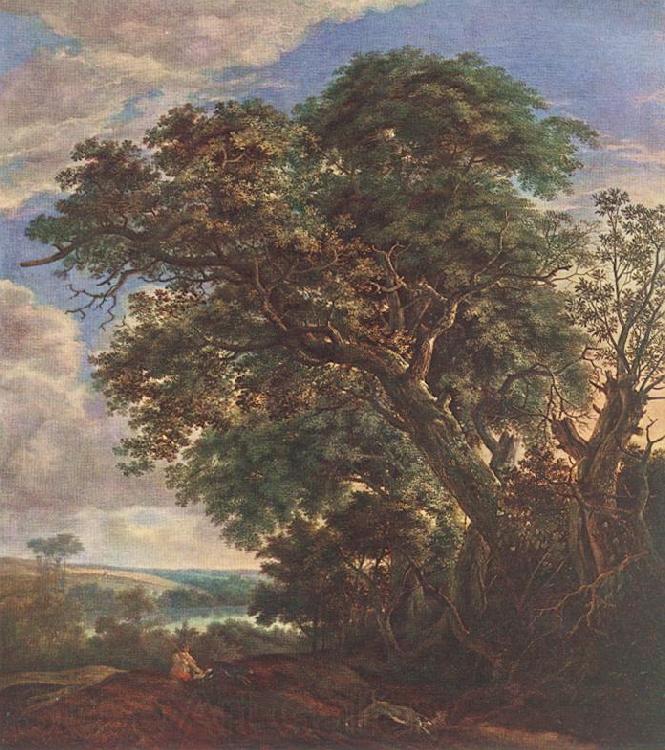 VLIEGER, Simon de Landscape with River and Trees ar Spain oil painting art